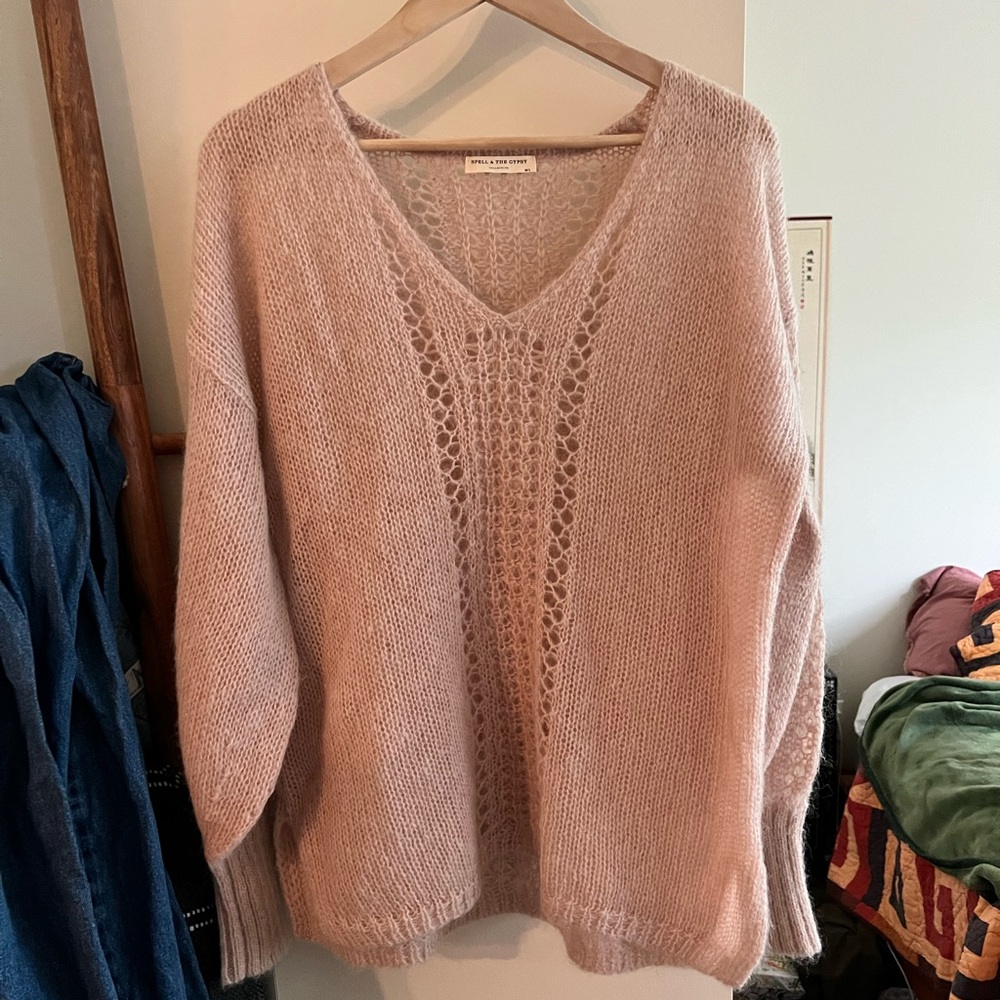 Knit V Neck Jumper
